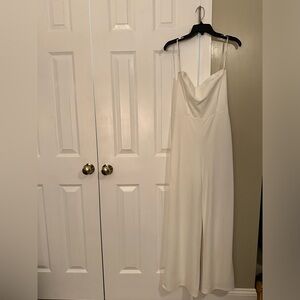 Worn Once- Edith Black Strapless Wide-Leg Jumpsuit